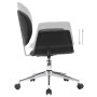 Drehbare Esszimmerstühle 6-teilig aus schwarzem Kunstleder von vidaXL, Essstühle - Ref: Foro24-3054856, Preis: 733,20 €, Raba...