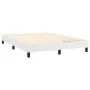 Box spring bed with white synthetic leather mattress 140x200cm by vidaXL, Beds and slatted bases - Ref: Foro24-3130662, Price...