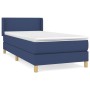 Boxspringbett mit blauer Stoffmatratze 100x200 cm von vidaXL, Betten und Lattenroste - Ref: Foro24-3130095, Preis: 341,15 €, ...