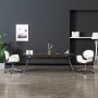 Swivel dining chairs 2 units white synthetic leather by vidaXL, dining chairs - Ref: Foro24-3054857, Price: 299,16 €, Discoun...