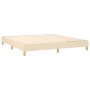 Boxspringbett mit cremefarbener Stoffmatratze 160x200 cm von vidaXL, Betten und Lattenroste - Ref: Foro24-3130526, Preis: 555...