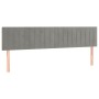 Cama box spring con colchón terciopelo gris claro 200x200 cm de vidaXL, Camas y somieres - Ref: Foro24-3131099, Precio: 583,0...