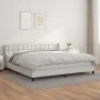 Boxspringbett mit weißer Kunstledermatratze 200x200 cm von vidaXL, Betten und Lattenroste - Ref: Foro24-3130800, Preis: 604,7...