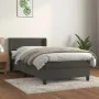 Cama box spring con colchón terciopelo gris oscuro 80x200 cm de vidaXL, Camas y somieres - Ref: Foro24-3130986, Precio: 285,8...