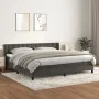 Box spring bed with dark gray velvet mattress 200x200 cm by vidaXL, Beds and slatted bases - Ref: Foro24-3131220, Price: 543,...