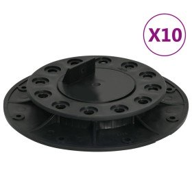 Patas ajustables para terraza 10 unidades 20-30 mm