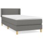 Box spring bed with dark gray fabric mattress 80x200 cm by vidaXL, Beds and slatted bases - Ref: Foro24-3130146, Price: 279,4...