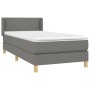 Box spring bed with dark gray fabric mattress 80x200 cm by vidaXL, Beds and slatted bases - Ref: Foro24-3130146, Price: 279,4...