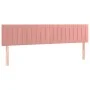 Box spring bed with pink velvet mattress 160x200 cm by vidaXL, Beds and slatted bases - Ref: Foro24-3131092, Price: 451,29 €,...