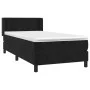 Box spring bed with black velvet mattress 90x200 cm by vidaXL, Beds and slatted bases - Ref: Foro24-3130819, Price: 288,25 €,...