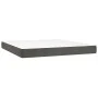 Box spring bed with dark gray velvet mattress 180x200 cm by vidaXL, Beds and slatted bases - Ref: Foro24-3130854, Price: 508,...