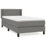 Box spring bed with dark gray fabric mattress 80x200 cm by vidaXL, Beds and slatted bases - Ref: Foro24-3129586, Price: 294,7...
