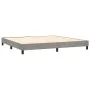 Box spring bed with light gray velvet mattress 200x200 cm by vidaXL, Beds and slatted bases - Ref: Foro24-3131219, Price: 560...