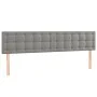 Box spring bed with light gray velvet mattress 200x200 cm by vidaXL, Beds and slatted bases - Ref: Foro24-3131219, Price: 560...