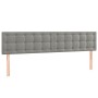 Boxspringbett mit hellgrauer Samtmatratze 200x200 cm von vidaXL, Betten und Lattenroste - Ref: Foro24-3131219, Preis: 551,74 ...