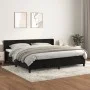 Cama box spring con colchón terciopelo negro 200x200 cm de vidaXL, Camas y somieres - Ref: Foro24-3130861, Precio: 588,82 €, ...