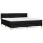 Boxspringbett mit schwarzer Stoffmatratze 180x200 cm von vidaXL, Betten und Lattenroste - Ref: Foro24-3130611, Preis: 550,05 ...