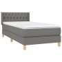 Boxspringbett mit dunkelgrauer Stoffmatratze 90x190 cm von vidaXL, Betten und Lattenroste - Ref: Foro24-3130474, Preis: 324,9...