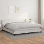 Boxspringbett mit weißer Kunstledermatratze 200x200 cm von vidaXL, Betten und Lattenroste - Ref: Foro24-3130680, Preis: 595,5...