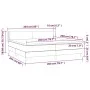Box spring bed with white synthetic leather mattress 200x200 cm by vidaXL, Beds and slatted bases - Ref: Foro24-3130680, Pric...