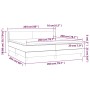 Boxspringbett mit weißer Kunstledermatratze 200x200 cm von vidaXL, Betten und Lattenroste - Ref: Foro24-3130680, Preis: 608,8...