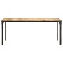 Mesa de comedor madera de mango rugosa 180x90x76 cm