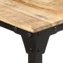 Mesa de comedor madera de mango rugosa 180x90x76 cm