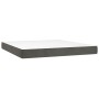Box spring bed with dark gray velvet mattress 180x200 cm by vidaXL, Beds and slatted bases - Ref: Foro24-3131154, Price: 538,...