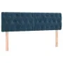 Box spring bed with dark blue velvet mattress 160x200 cm by vidaXL, Beds and slatted bases - Ref: Foro24-3131151, Price: 511,...