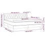 Box spring bed with dark blue velvet mattress 160x200 cm by vidaXL, Beds and slatted bases - Ref: Foro24-3131151, Price: 511,...
