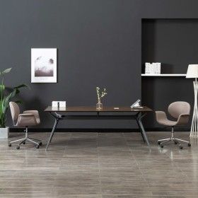 Drehbare Esszimmerstühle 2 Stück Taupe Grauer Stoff von vidaXL, Essstühle - Ref: Foro24-3054869, Preis: 296,80 €, Rabatt: %