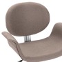 Drehbare Esszimmerstühle 2 Stück Taupe Grauer Stoff von vidaXL, Essstühle - Ref: Foro24-3054869, Preis: 296,80 €, Rabatt: %
