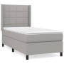 Boxspringbett mit hellgrauer Stoffmatratze 90x200 cm von vidaXL, Betten und Lattenroste - Ref: Foro24-3131401, Preis: 355,16 ...