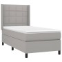 Boxspringbett mit hellgrauer Stoffmatratze 90x200 cm von vidaXL, Betten und Lattenroste - Ref: Foro24-3131401, Preis: 355,16 ...