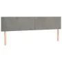 Box spring bed with light gray velvet mattress 200x200 cm by vidaXL, Beds and slatted bases - Ref: Foro24-3130859, Price: 538...