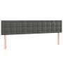 Cama box spring con colchón terciopelo gris oscuro 160x200 cm de vidaXL, Camas y somieres - Ref: Foro24-3131208, Precio: 503,...