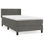Box spring bed with dark gray velvet mattress 80x200 cm by vidaXL, Beds and slatted bases - Ref: Foro24-3130926, Price: 303,6...