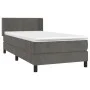 Box spring bed with dark gray velvet mattress 80x200 cm by vidaXL, Beds and slatted bases - Ref: Foro24-3130926, Price: 303,6...