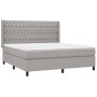 Boxspringbett mit hellgrauer Stoffmatratze 180x200 cm von vidaXL, Betten und Lattenroste - Ref: Foro24-3131689, Preis: 631,68...
