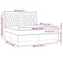 Boxspringbett mit hellgrauer Stoffmatratze 180x200 cm von vidaXL, Betten und Lattenroste - Ref: Foro24-3131689, Preis: 631,68...