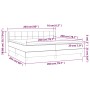 Box spring bed with dark blue velvet mattress 200x200 cm by vidaXL, Beds and slatted bases - Ref: Foro24-3130983, Price: 590,...