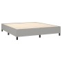 Boxspringbett mit hellgrauer Stoffmatratze 180x200 cm von vidaXL, Betten und Lattenroste - Ref: Foro24-3131609, Preis: 605,05...