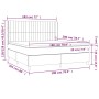 Boxspringbett mit hellgrauer Stoffmatratze 180x200 cm von vidaXL, Betten und Lattenroste - Ref: Foro24-3131609, Preis: 605,05...