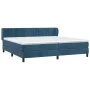 Boxspringbett mit dunkelblauer Samtmatratze 200x200 cm von vidaXL, Betten und Lattenroste - Ref: Foro24-3131103, Preis: 567,8...