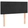 Box spring bed with black synthetic leather mattress 90x190 cm by vidaXL, Beds and slatted bases - Ref: Foro24-3130813, Price...