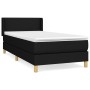 Boxspringbett mit schwarzer Stoffmatratze 100x200 cm von vidaXL, Betten und Lattenroste - Ref: Foro24-3130091, Preis: 313,45 ...