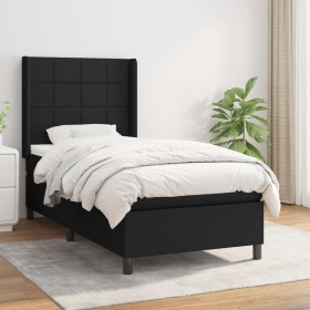 Boxspringbett mit schwarzer Stoffmatratze 80x200 cm von vidaXL, Betten und Lattenroste - Ref: Foro24-3131387, Preis: 313,68 €...
