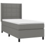 Boxspringbett mit dunkelgrauer Stoffmatratze 90x200 cm von vidaXL, Betten und Lattenroste - Ref: Foro24-3131402, Preis: 375,0...
