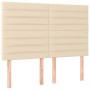 Cama box spring con colchón tela color crema 140x200 cm de vidaXL, Camas y somieres - Ref: Foro24-3131518, Precio: 528,42 €, ...