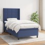 Cama box spring con colchón tela azul 90x200 cm de vidaXL, Camas y somieres - Ref: Foro24-3131407, Precio: 345,95 €, Descuent...